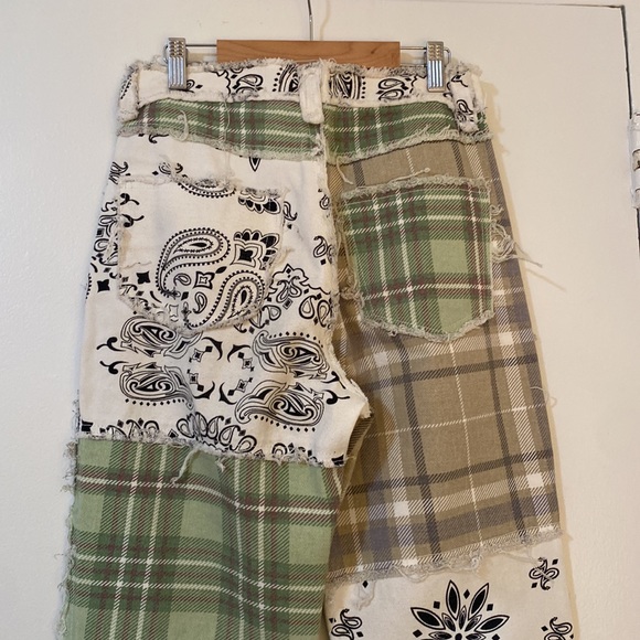 Jaded London Patchwork Bandana Jeans - Size 26 - Picture 4 of 6